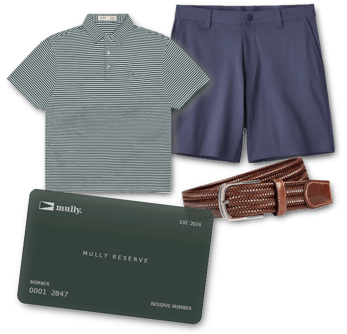 Premium golf gear on display