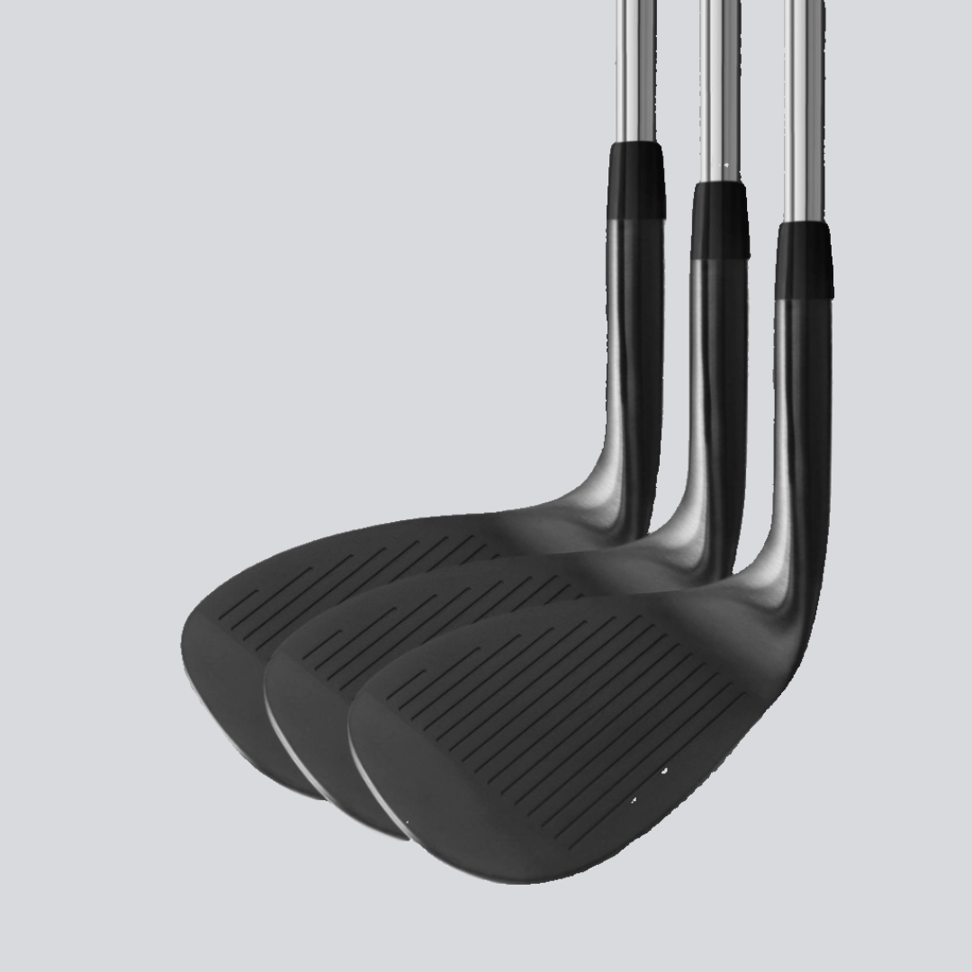 The Lazrus Milled V Wedges Set (52°, 56° & 60°)