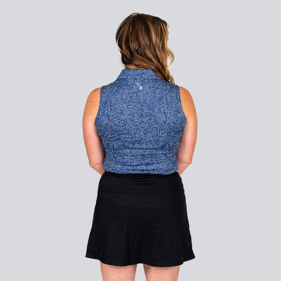 Starry Night Women's Polo (Sleeveless)