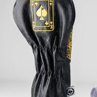 Black/Gold King of Spades - Driver Cover