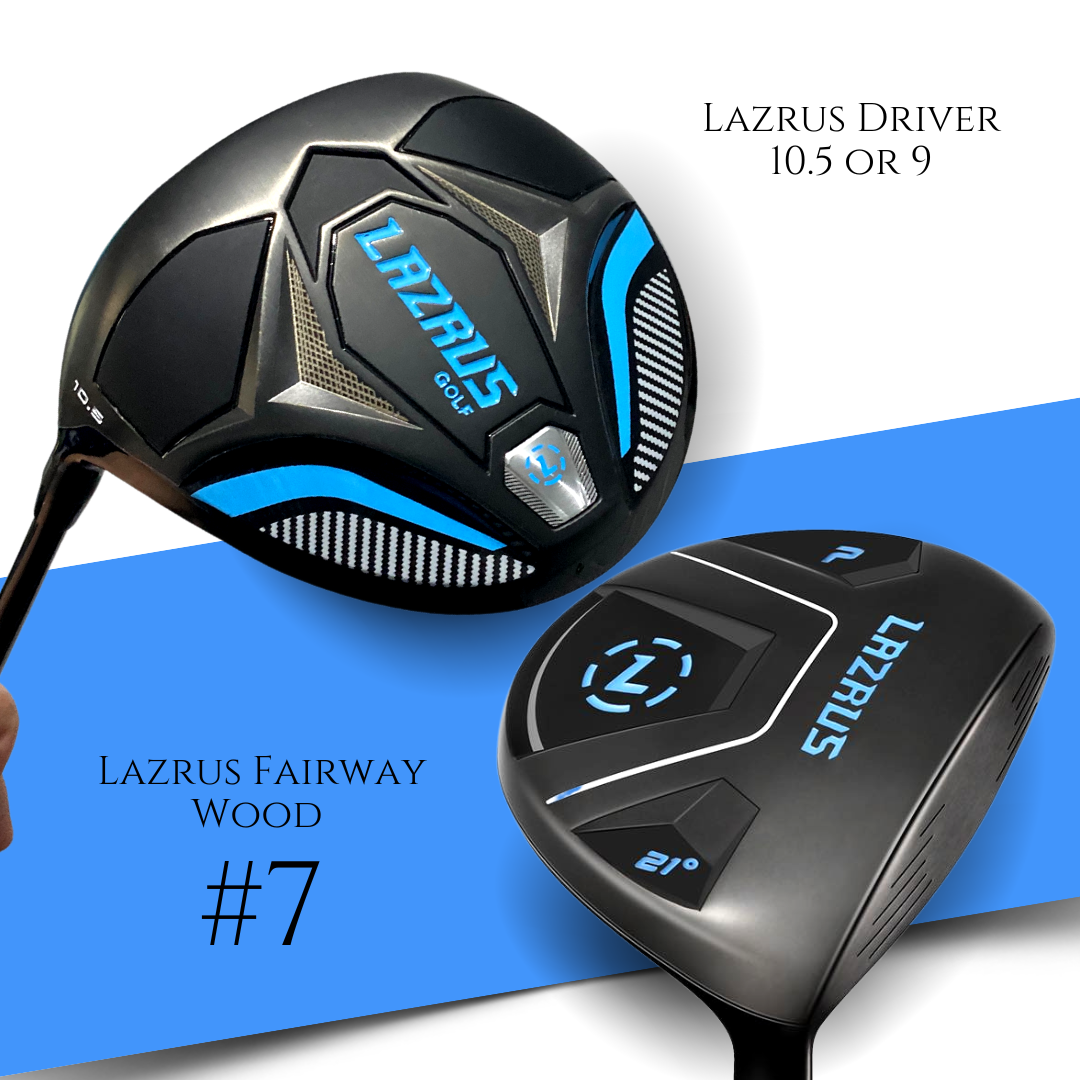 The Lazrus Golf Driver and Fairway Wood Bundle