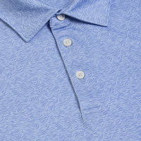 Atlantic Sol Island Polo - Mini Wave Print Blue