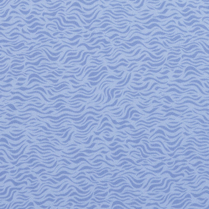 Atlantic Sol Island Polo - Mini Wave Print Blue