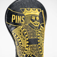 Black/Gold King of Spades - Driver Cover