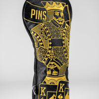 Black/Gold King of Spades - Driver Cover