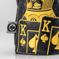 Black/Gold King of Spades - Driver Cover