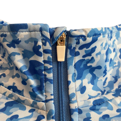 Blue Camo Quarter Zip