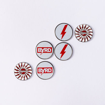 The Byrd Ball Markers (3)