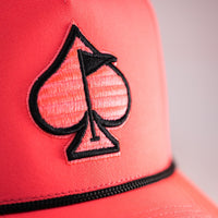 Perforated Rope Hat - Highlighter Pink