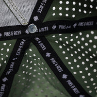 Perforated Rope Hat - Olive