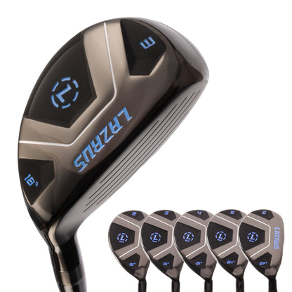 Lazrus Golf Hybrid Woods (1,2,3,4,5,6,7,8,9,PW,GW) Individual Or Sets