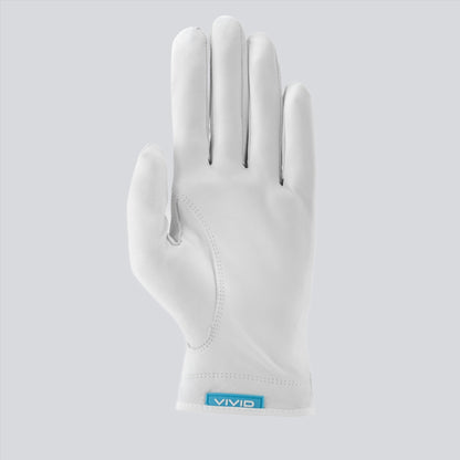 Premium Cabretta Leather Golf Glove White / Blue