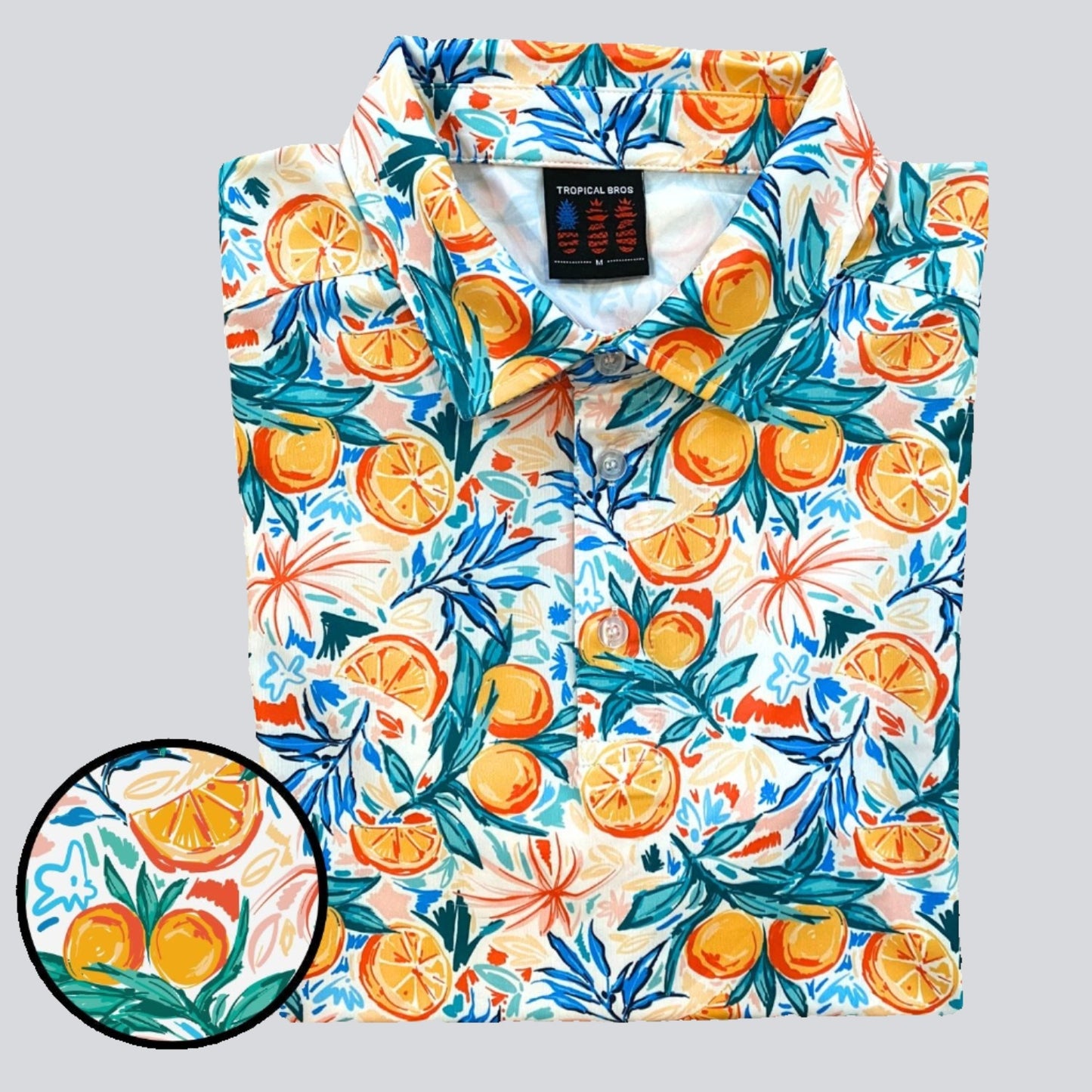 Florida Oranges Everyday Polo