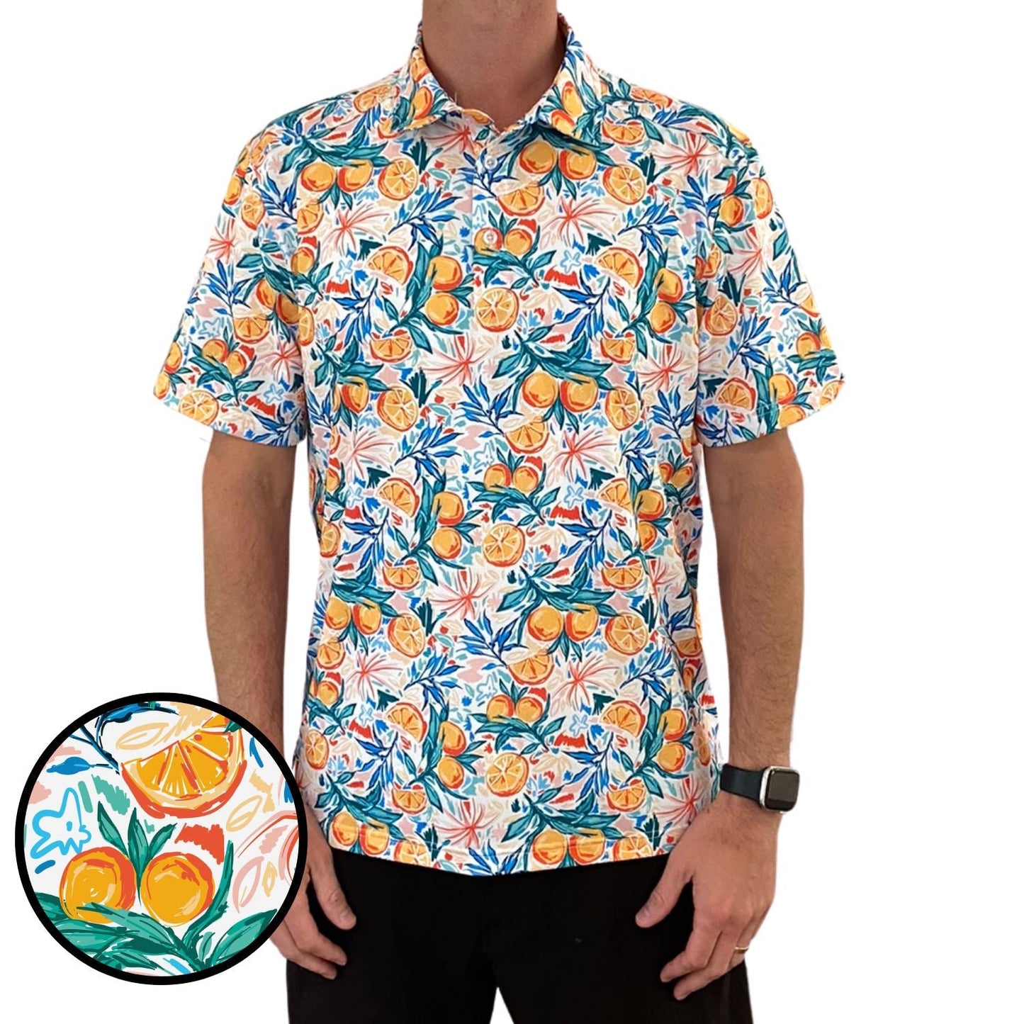 Florida Oranges Everyday Polo