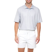 Atlantic Sol Island Polo - Mini Wave Print Gray