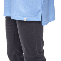 Atlantic Sol Island Polo - Mini Wave Print Blue