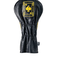 Black/Gold King of Spades - Driver Cover