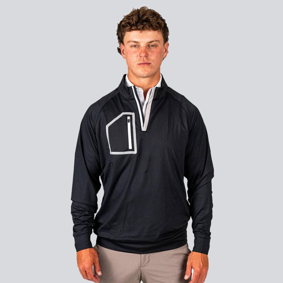 Blacked Out Men's Q-Zip