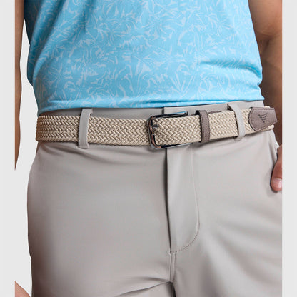 SAND WOVEN STRETCH BELT