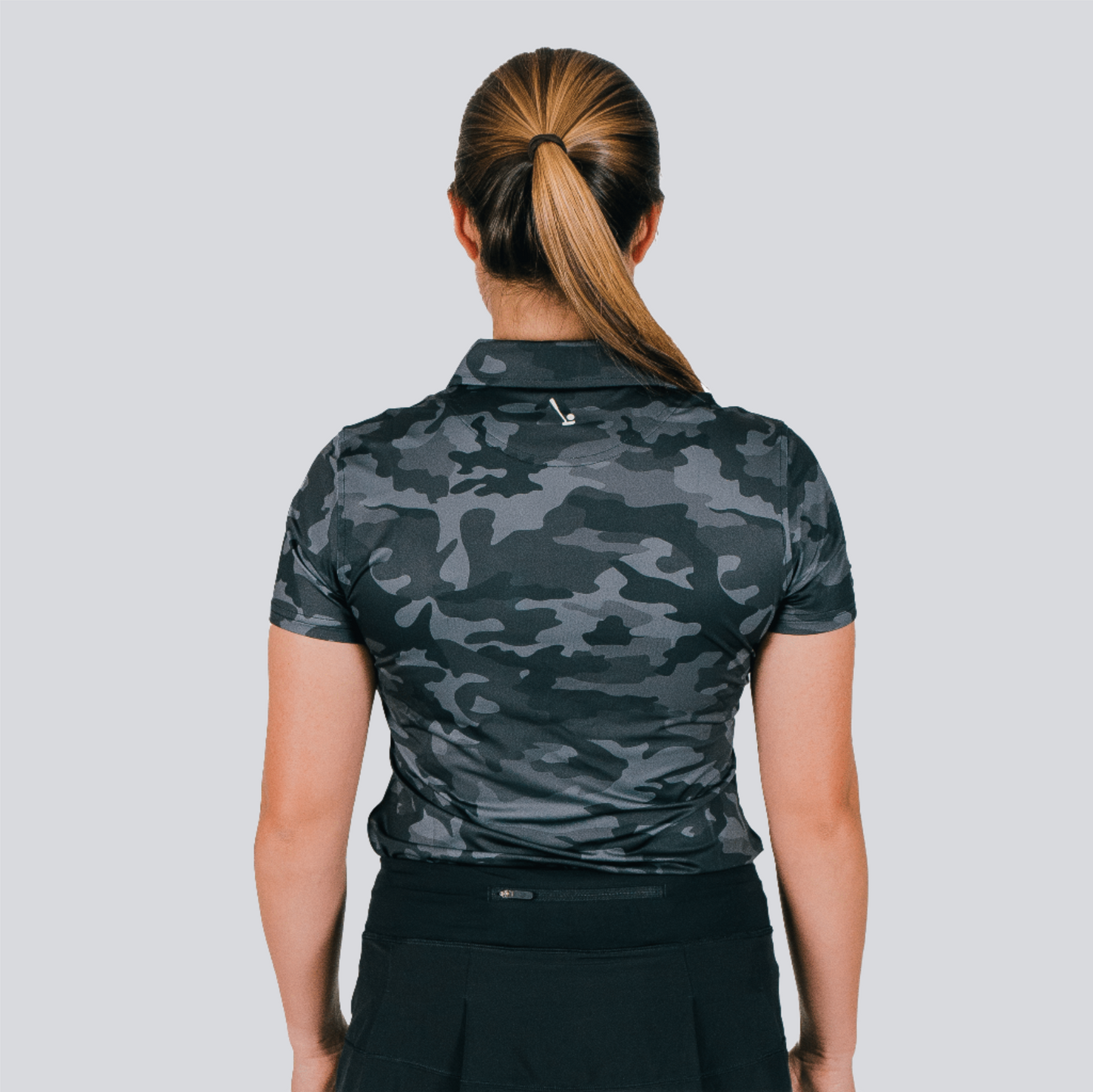 Blacked Out Camo Women's Polo