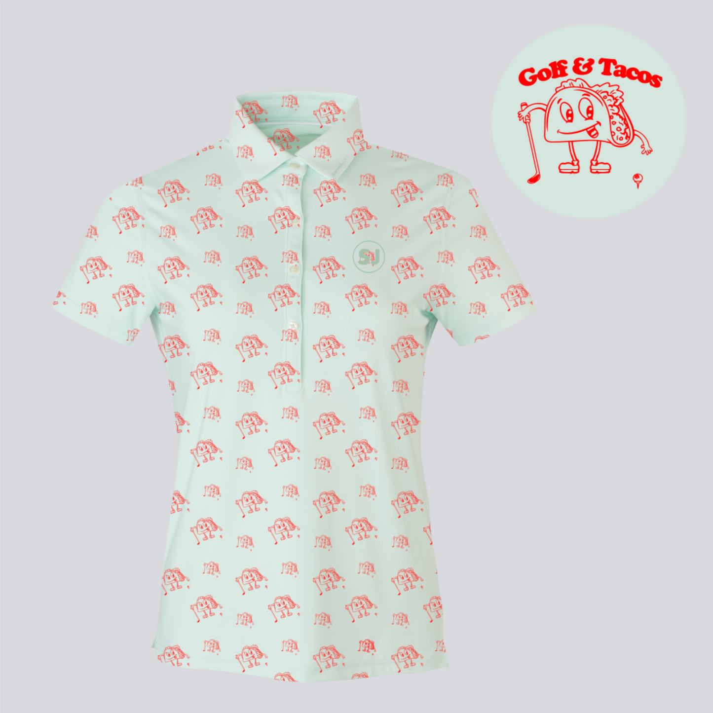 Golf & Tacos Women's Polo